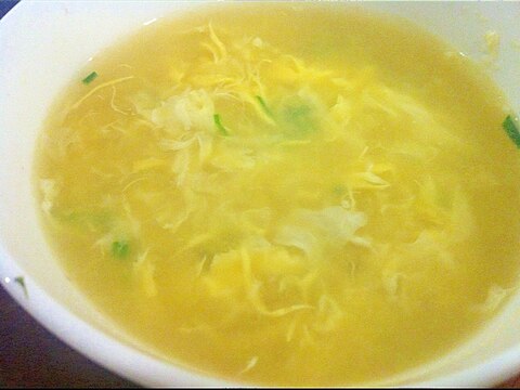 トウモロコシ粉でお手軽スープ